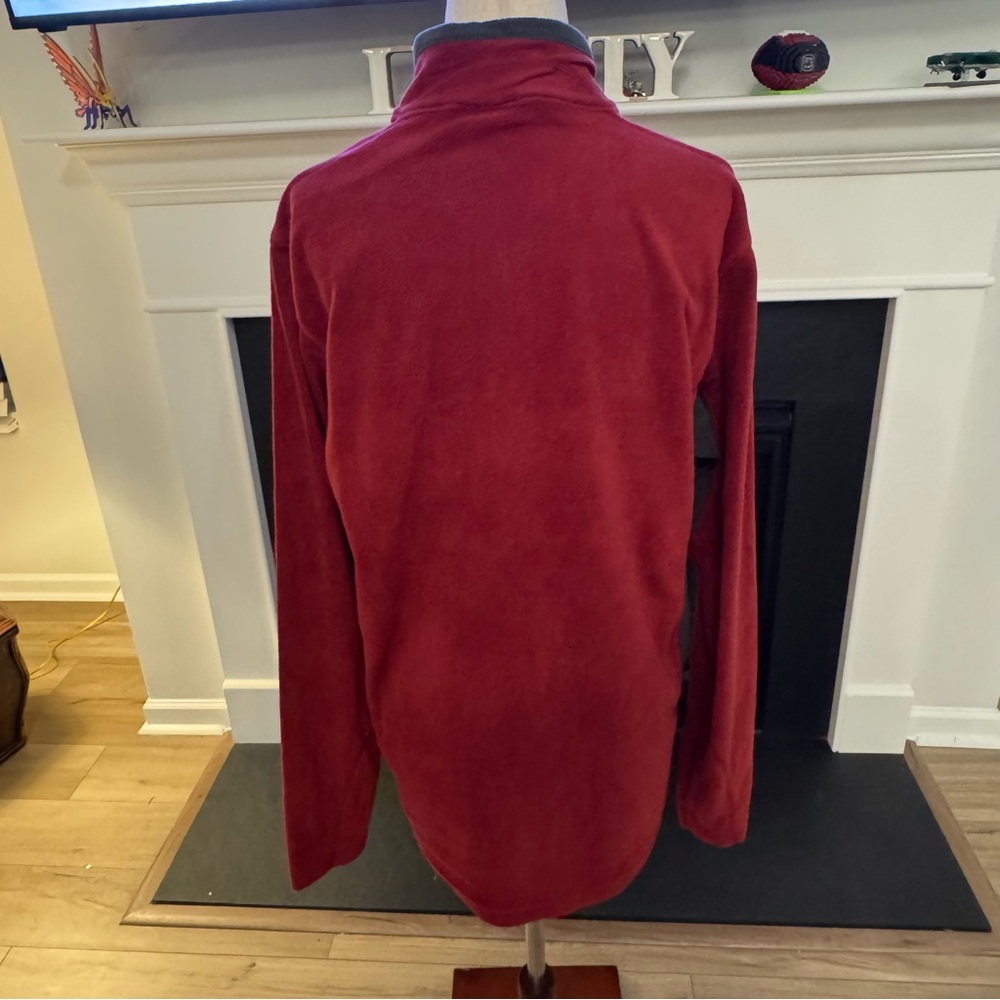 Columbia Half-Zip Fleece Pullover – Red/Gray – Men’s Small – NWT - Picture 8 of 12
